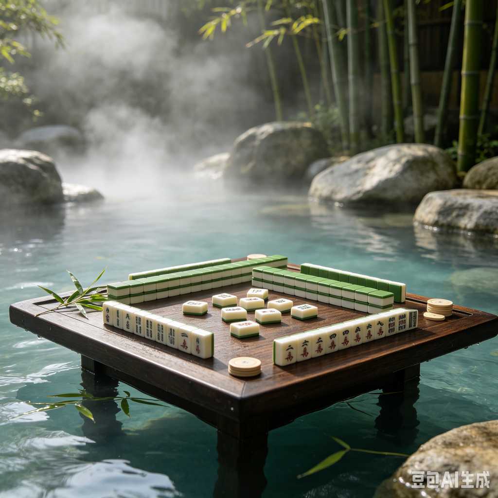 elegant text mahjong tiles