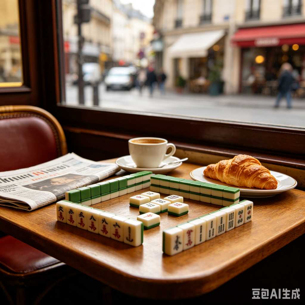 premium resin mahjong game set