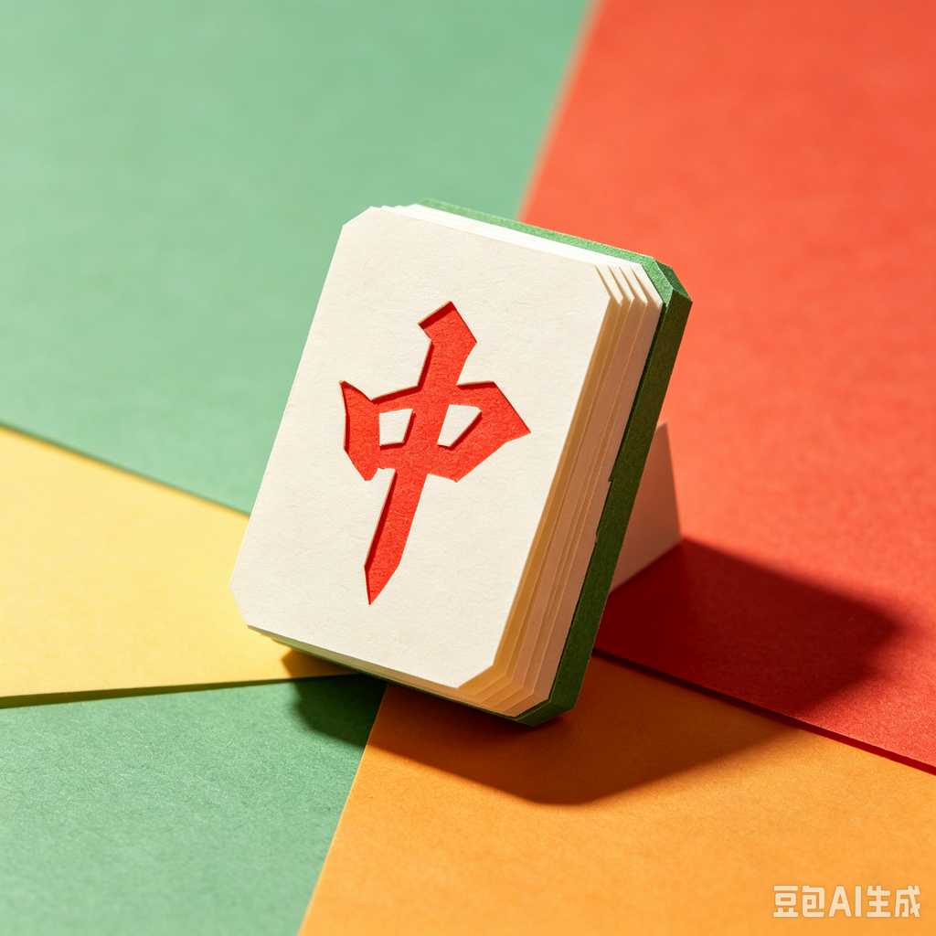 multi color mahjong set custom
