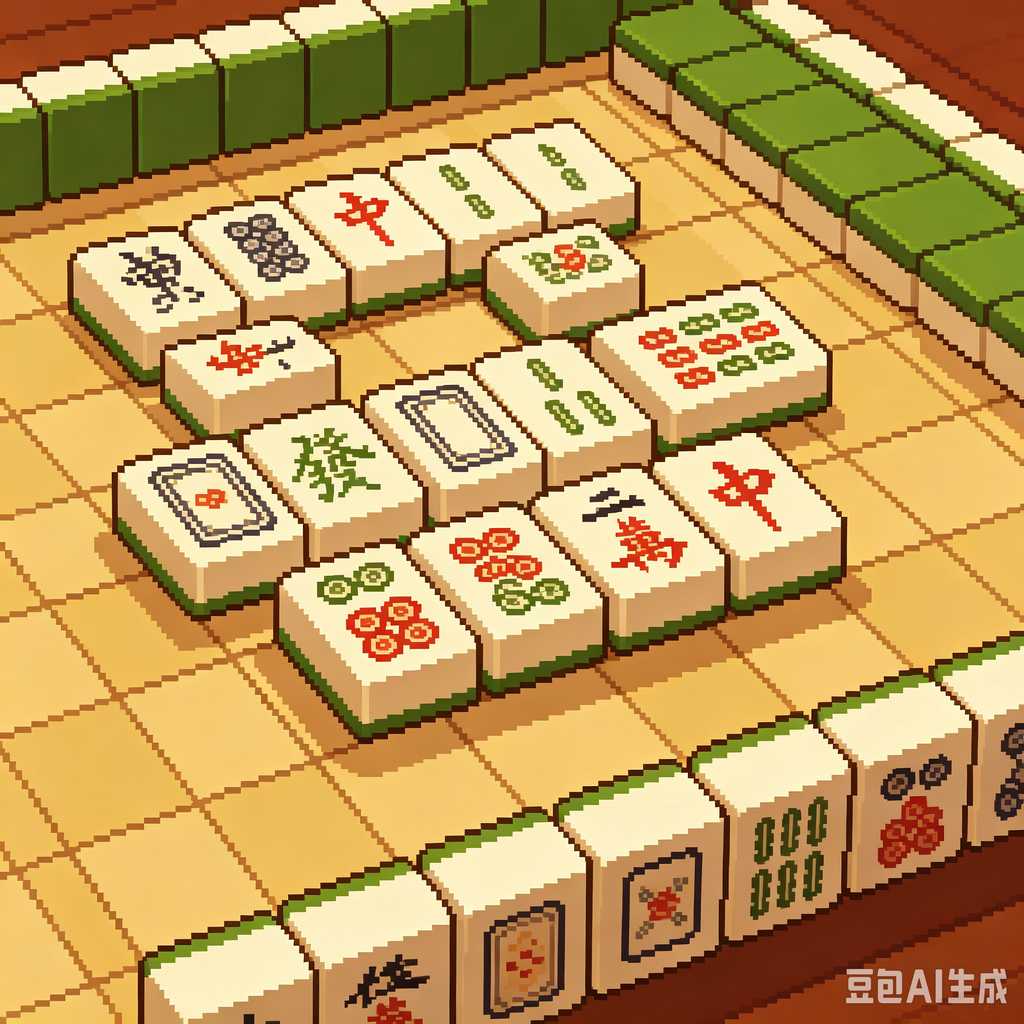 ornamental mahjong tiles